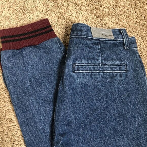 Carmar Womens Aliena Jeans Straight Leg Size 26 High Rise Jogger Cuffs NEW - Picture 6 of 8